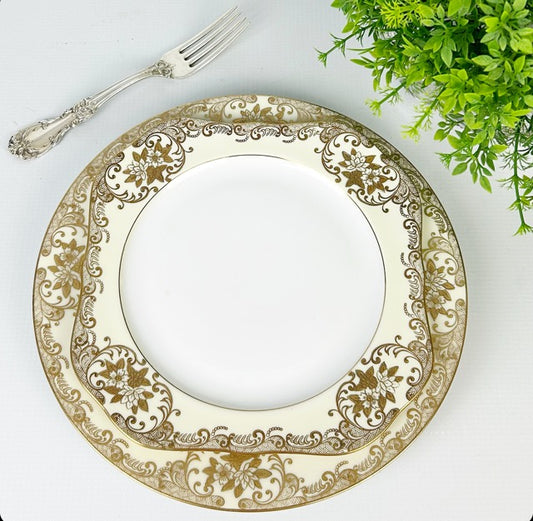 Mieto Gold Dinner and Salad Plates